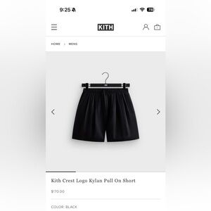 Kith Kylan pull on shorts size small